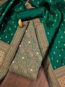 Ishin Ethnic Motifs Woven Design Unstitched Dress Material