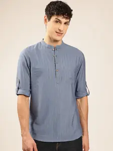 Anouk Mandarin Collar Straight Short Kurta