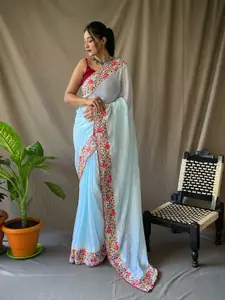 LeeliPeeri Designer Embellished Sequinned  Saree