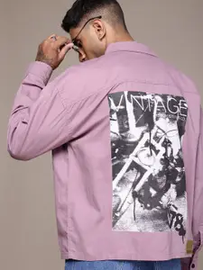 The Roadster Life Co. Graphic Printed Pure Cotton Tailored Jacket