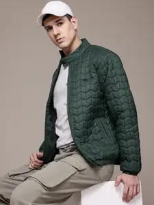 The Roadster Lifestyle Co. Mock-Collar Padded Jacket