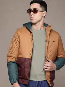 The Roadster Lifestyle Co. Men Colourblocked Padded Jacket