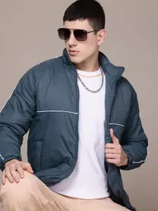 The Roadster Lifestyle Co.  Mock Collar Padded Jacket