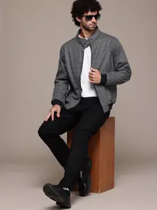 The Roadster Lifestyle Co. Checked Bomber Jacket