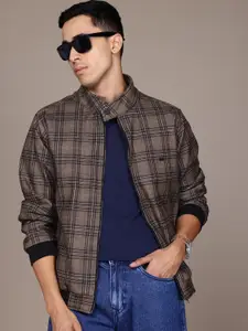 The Roadster Lifestyle Co. Checked Bomber Jacket