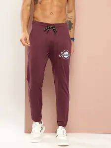 Harvard Men Printed Detail Joggers