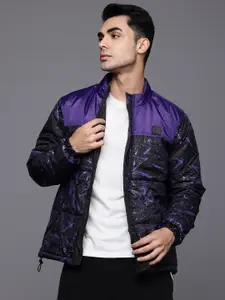 HRX by Hrithik Roshan Lifestyle Abstract Print Padded Jacket