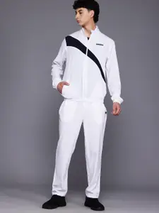 HRX by Hrithik Roshan Men Striped Rapid-Dry Running Tracksuit