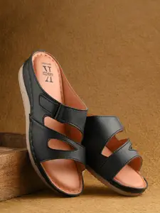 KARADDI Black Confortable & Lightweight Flats