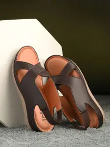 KARADDI Brown Confortable & Lightweight Flats