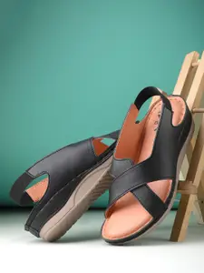 KARADDI Black Confortable & Lightweight Flats