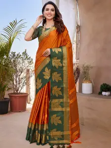 LeeliPeeri Designer Ethnic Motifs Zari Chanderi Saree