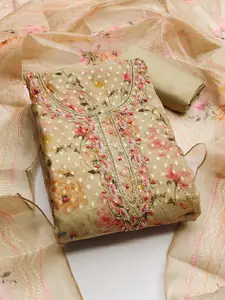 Ishin Embellished Unstitched Dress Material