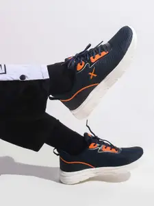 HRX by Hrithik Roshan Men Navy Blue Flyknit Mesh Running Shoes