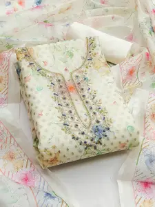 Ishin Embellished Unstitched Dress Material