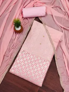 Ishin Embroidered Unstitched Dress Material