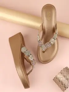 Inc 5 Embellished Wedge Heels