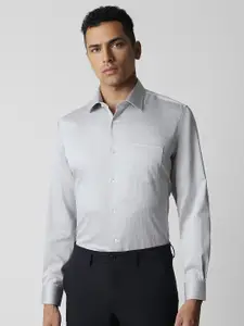 Van Heusen Spread Collar Long Sleeves Pure Cotton Formal Shirt