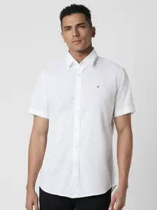 Van Heusen Sport Slim Fit Opaque Printed Cotton Casual Shirt
