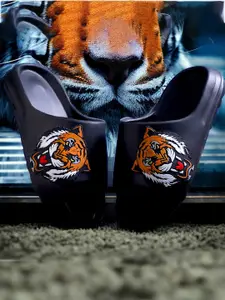 Pampy Angel Men Printed Croslite Sliders