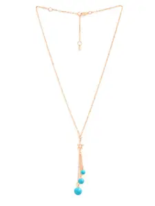 MINUTIAE Brass Rose Gold-Plated Necklace