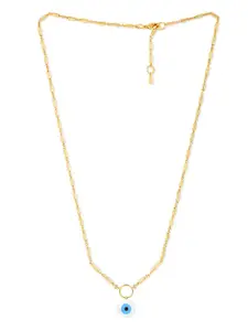 MINUTIAE Gold-Plated Stones-Studded Necklace