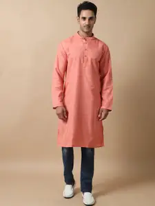 FILORI STUDIO  Mandarin Collar Long Kurta