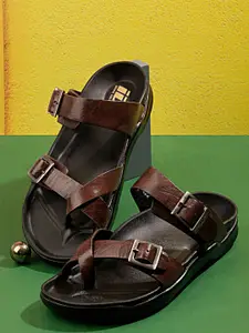 ID Men Leather Comfort Sandals