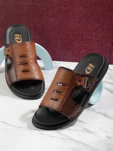 ID Men Leather Comfort Sandals