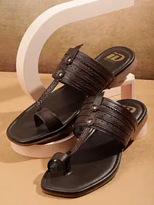 ID Men Leather Comfort Sandals
