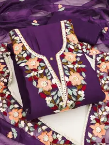 Ishin Embroidered Unstitched Dress Material