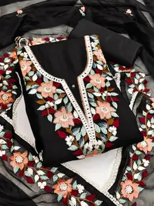 Ishin Embroidered Unstitched Dress Material