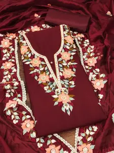 Ishin Embroidered Unstitched Dress Material