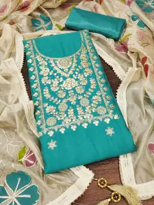 Ishin Embroidered Unstitched Dress Material