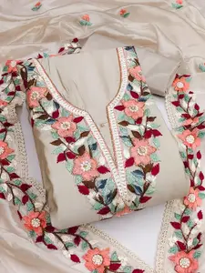 Ishin Embroidered Unstitched Dress Material