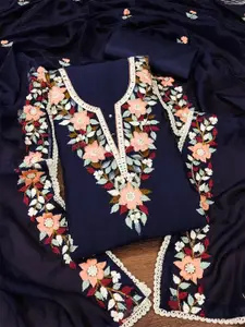 Ishin Embroidered Unstitched Dress Material