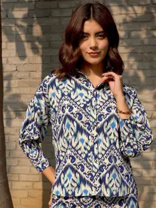 RARE Ethnic Motif Printed Casual Shirt