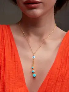 MINUTIAE Brass Gold-Plated Necklace