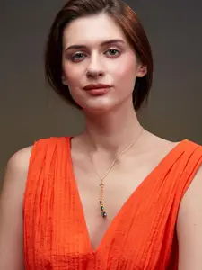 MINUTIAE Brass Gold-Plated Necklace