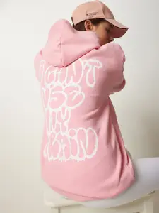 Happiness istanbul Hooded Neck Long Sleeves Printed Pullover Sweatshirt