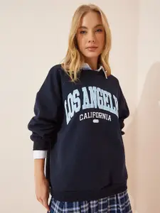 Happiness istanbul Alphanumeric Printed Sweatshirt