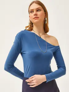 Olalook One Shoulder Solid Top