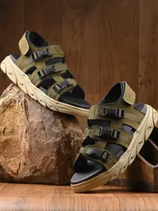 The Roadster Lifestyle Co. Men Velcro Closure Sport Sandals