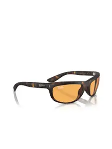 RAY-BAN Men UV Protected Orange Lens Rectangle Sunglasses - 0RB4089894/1362