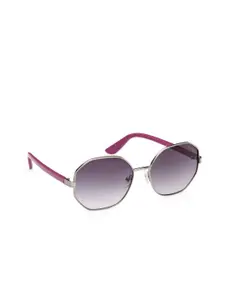 GUESS Women Oversized Sunglasses with UV Protected Lens GUS7880-H5810BSG