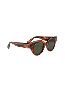 Ray-Ban Women Round Sunglasses with UV Protected Lens