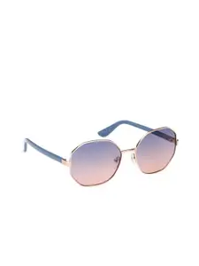 GUESS Women Oversized Sunglasses with UV Protected Lens GUS7880-H5828WSG