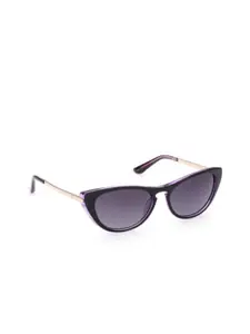 GUESS Women Cateye Sunglasses with UV Protected Lens GUS77825505BSG
