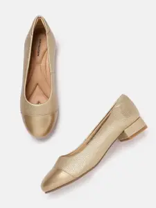 Van Heusen Textured Block Heel Pumps