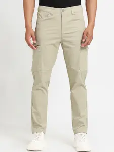 Banana Club Men Relaxed Slim Fit Cargos Trousers